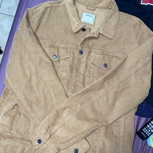 Old Navy Brownish-Tan Button Up Corteroid (NWOT)